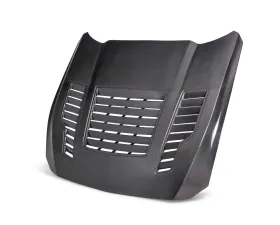 Anderson Composites Type-GT4 Double-Sided Carbon Fiber Hood for 2024 Ford Mustang