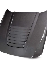 Anderson Composites Type-GT5 Double-Sided Carbon Fiber Hood for 2024 Ford Mustang                                     - AC-HD24FDMU-GT5-DS - Image 7