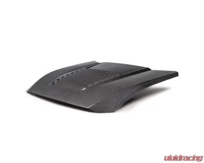 Anderson Composites Type-GT5 Double-Sided Carbon Fiber Hood for 2024 Ford Mustang - AC-HD24FDMU-GT5-DS