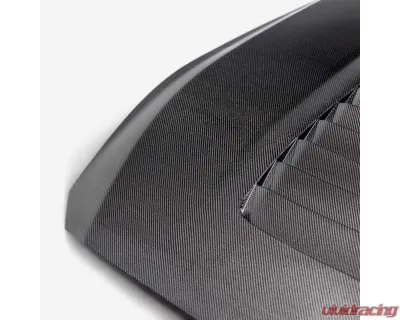 Anderson Composites Type-GT5 Double-Sided Carbon Fiber Hood for 2024 Ford Mustang - AC-HD24FDMU-GT5-DS