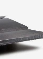 Anderson Composites Type-GT5 Double-Sided Carbon Fiber Hood for 2024 Ford Mustang                                     - AC-HD24FDMU-GT5-DS - Image 6