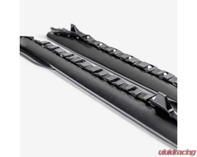 Anderson Composites Type-GT5 Carbon Fiber Side Rocker Panel Splitter Ford Mustang 2024-2025 - AC-SS24FDMU-GT5