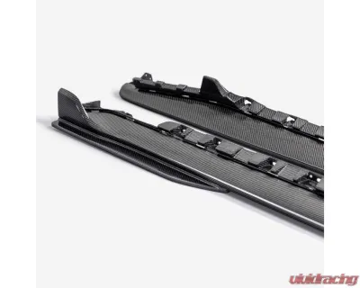 Anderson Composites Type-GT5 Carbon Fiber Side Rocker Panel Splitter Ford Mustang 2024-2025 - AC-SS24FDMU-GT5