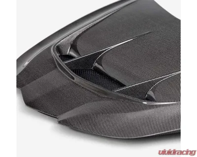 Anderson Composites Type-Z1 Double Sided Carbon Fiber Hood Chevrolet Corvette C8 2020-2024 - AC-HD20CHC8-Z1-DS