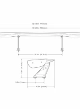 Anderson Carbon 59.375" Wide Universal Carbon Fiber GT Wing                                     - GTWING-1 - Image 9