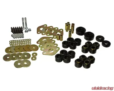 Energy Suspension Black Body Mount Set w/ Hardware Jeep Wrangler JL 2018-2020 - 2.4114G
