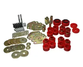 Energy Suspension Red Body Mount Set w/ Hardware Jeep Wrangler JL 2018-2020