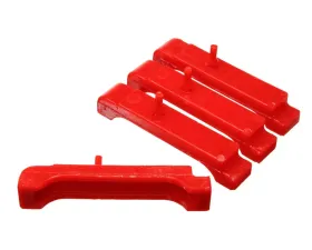 Energy Suspension 4 Row 3.6118R Red Radiator Isolator Pad Set GM Big Block