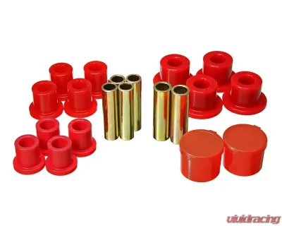 Energy Suspension Rear Red Leaf Spring Bushing Set Ford Ranger 2WD | 4WD 1998-2011 - 4.2156R