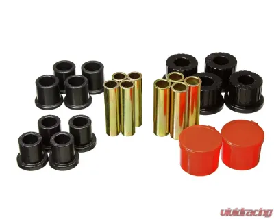 Energy Suspension Rear Black Leaf Spring Bushing Set Ford Ranger 2WD | 4WD 1998-2011 - 4.2157G