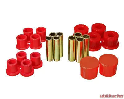 Energy Suspension Rear Red Leaf Spring Bushing Set Ford Ranger 2WD | 4WD 1998-2011 - 4.2157R