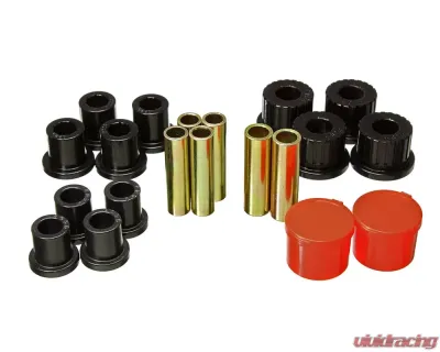 Energy Suspension Rear Black Leaf Spring Bushing Set Ford Ranger 2WD | 4WD 1998-2011 - 4.2158G