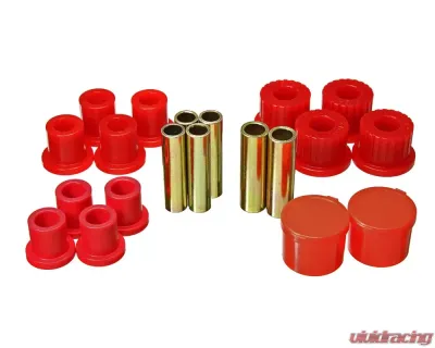 Energy Suspension Rear Red Leaf Spring Bushing Set Ford Ranger 2WD | 4WD 1998-2011 - 4.2158R