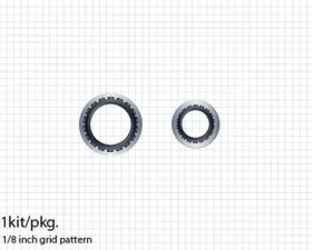 AC Delco Air Conditioning Compressor Port Seal Kit with Seal Washers