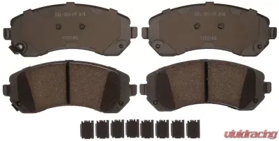 AC Delco Ceramic Front Disc Brake Pad Set - 17D844CH