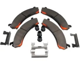 AC Delco Front Disc Brake Pad Set with Clips and Boots
