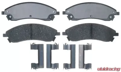 AC Delco Ceramic Front Disc Brake Pad Set - 17D1019ACH