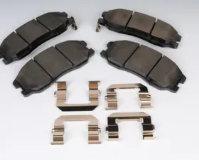 AC Delco Front Disc Brake Pad Set with Clips and Insulators