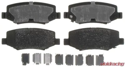 AC Delco Semi-Metallic Rear Disc Brake Pad Set - 17D1274MH