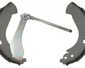 AC Delco Bonded Rear Drum Brake Shoe Set with Lever
