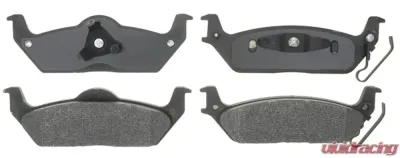 AC Delco Semi-Metallic Rear Disc Brake Pad Set with Wear Sensor - 14D1012M