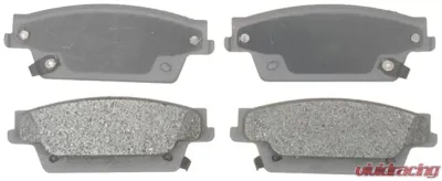 AC Delco Semi-Metallic Rear Disc Brake Pad Set with Wear Sensor - 14D1020AM