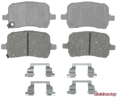AC Delco Ceramic Front Disc Brake Pad Set - 14D1028CH