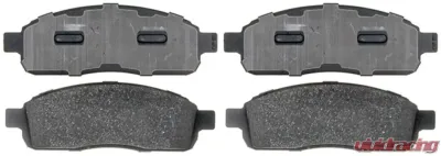 AC Delco Semi-Metallic Front Disc Brake Pad Set with Hardware - 14D1083MH