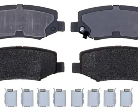 AC Delco Semi-Metallic Rear Disc Brake Pad Set with Hardware