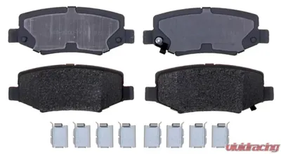 AC Delco Semi-Metallic Rear Disc Brake Pad Set with Hardware - 14D1274MH