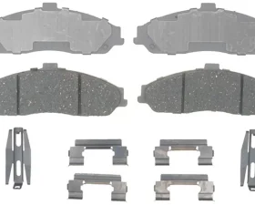 AC Delco Ceramic Front Disc Brake Pad Set with Hardware