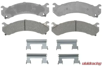 AC Delco Semi-Metallic Front Disc Brake Pad Set with Hardware - 14D784MH