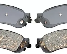 AC Delco Ceramic Rear Disc Brake Pad Set with Hardware