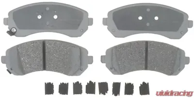 AC Delco Ceramic Front Disc Brake Pad Set with Hardware - 14D844CH