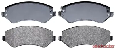 AC Delco Semi-Metallic Front Disc Brake Pad Set with Wear Sensor - 14D856M