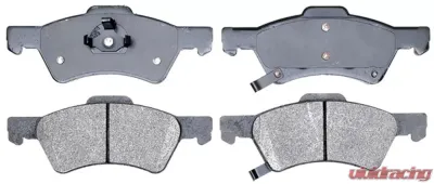AC Delco Semi-Metallic Front Disc Brake Pad Set with Wear Sensor - 14D857M