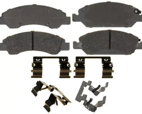 AC Delco Ceramic Front Disc Brake Pad Set with Hardware