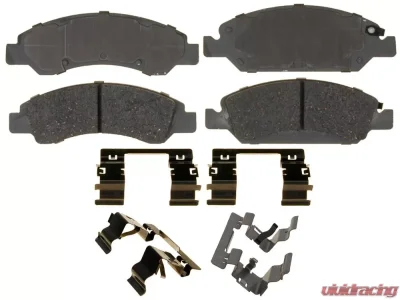 AC Delco Ceramic Front Disc Brake Pad Set with Hardware - 14D1367CH