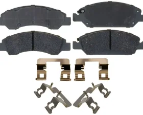 AC Delco Ceramic Front Disc Brake Pad Set with Hardware