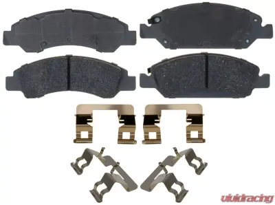 AC Delco Ceramic Front Disc Brake Pad Set with Hardware - 14D1363CH