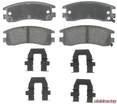 AC Delco Ceramic Rear Disc Brake Pad Set - 17D698CH