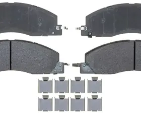 AC Delco Semi-Metallic Front Disc Brake Pad Set with Hardware