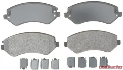AC Delco Semi-Metallic Front Disc Brake Pad Set - 17D856MH