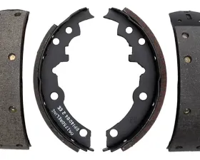 AC Delco Bonded Rear Drum Brake Shoe Set