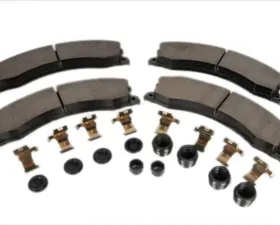 AC Delco Rear Disc Brake Pad Set with Clips, Boots, and Caps