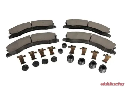 AC Delco Rear Disc Brake Pad Set with Clips, Boots, and Caps - 171-1024
