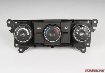 AC Delco Heating and Air Conditioning Control Panel with Rear Window Defogger Switch - 15-74071