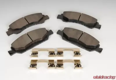 AC Delco Front Disc Brake Pad Set with Clips - 171-1074