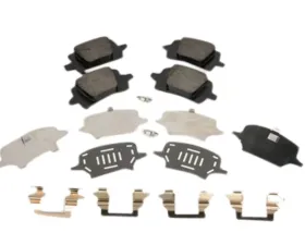 AC Delco Front Disc Brake Pad Set with Clips and Shims