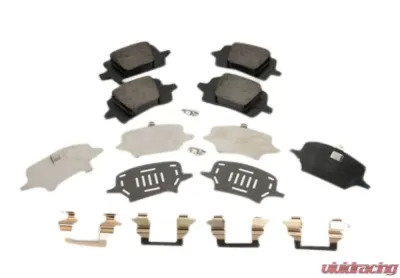 AC Delco Front Disc Brake Pad Set with Clips and Shims - 171-1092